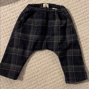Zara lined plaid harem pants
